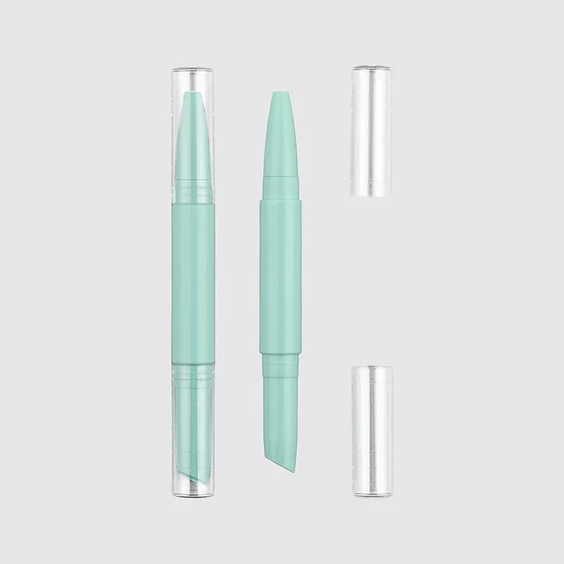 Pacáistiú lipstick 2-in-1 agus línéar