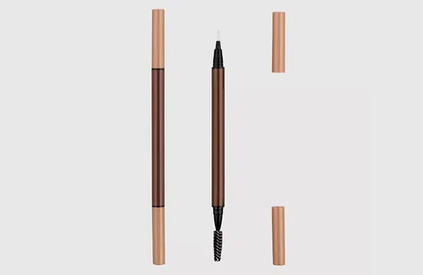 Cad iad na buntáistí a bhaineann le pacáistiú peann eyeliner leachtach bruscair barrchaolaithe i gcomparáid le rialta?