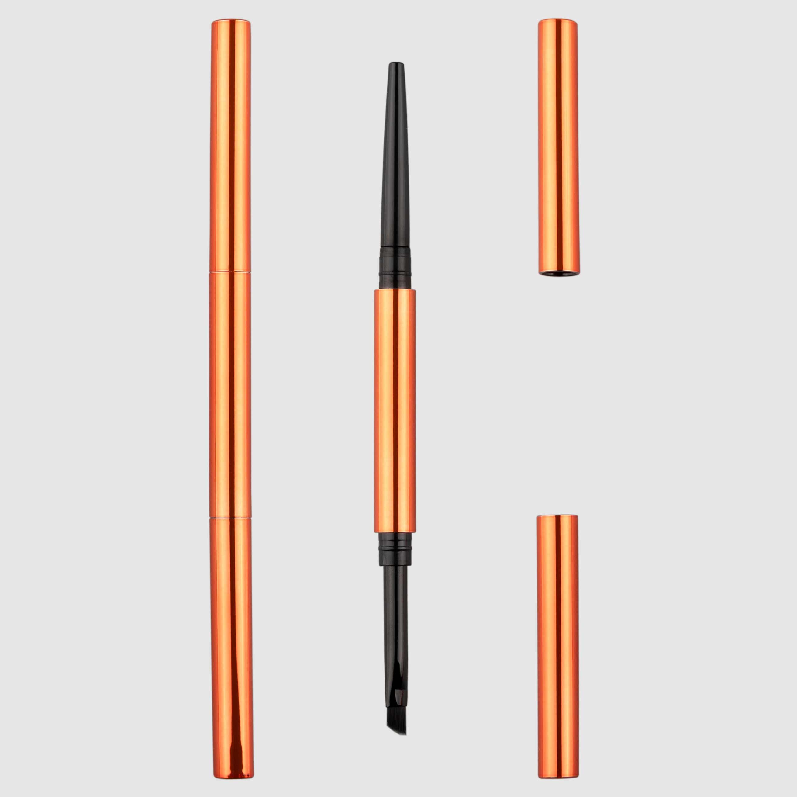 Conas eyeliner dúbailte a chur le chéile le scuab eyebrow chun áilleacht agus éifeachtúlacht a bhaint amach?