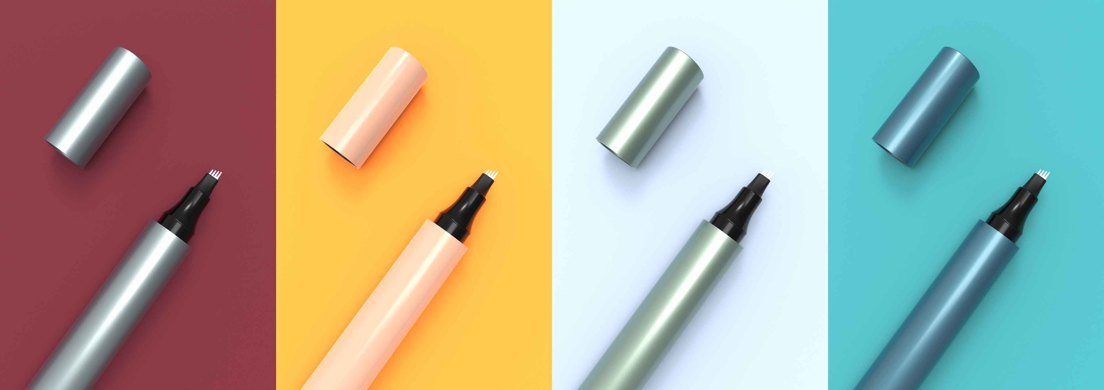 Slán le dornán uirlisí makeup! Ligeann an peann luaidhe mala dé-chríochnaithe agus an scuab contour seo do thosaitheoirí fiú brabhsálaithe atá sainithe go nádúrtha a bhaint amach.